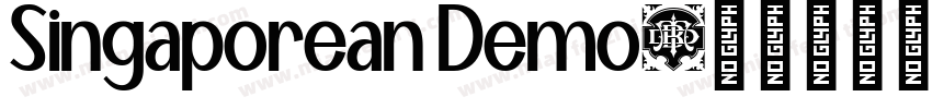 Singaporean Demo字体转换
